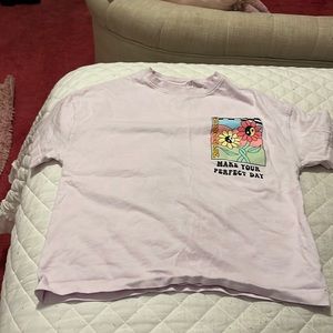 Graphic T-shirt, very light purple